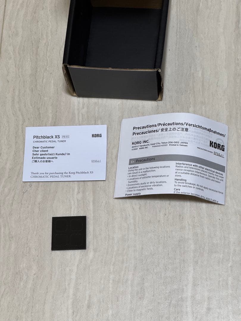 KORG ( コルグ ) Pitchblack XS チューナー ピッチブラック