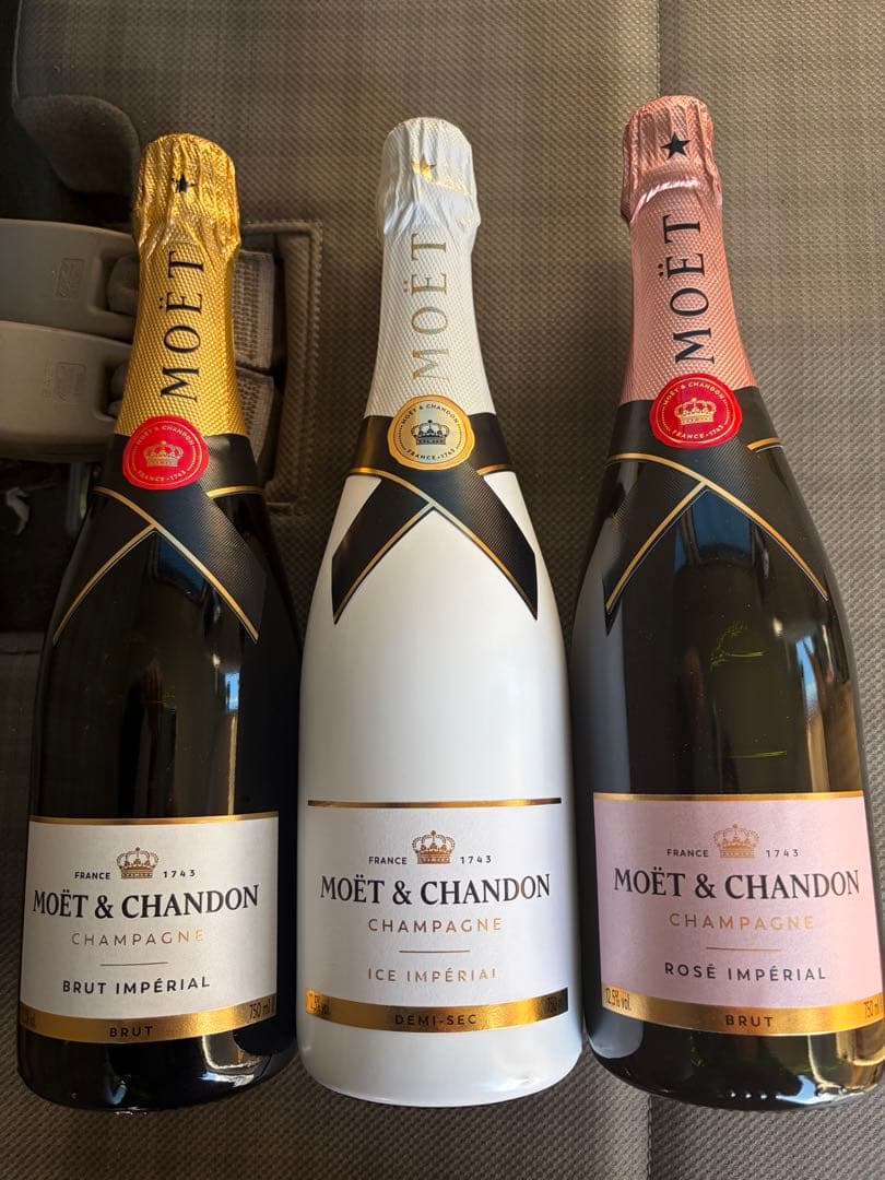 MOËT & CHANDON シャンパン 3本セット