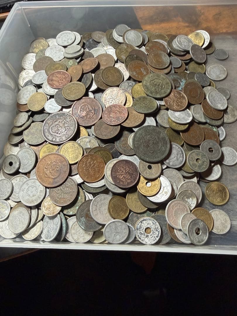 古銭　穴銭　古札　大量　銅貨等　まとめ1.5kg以上