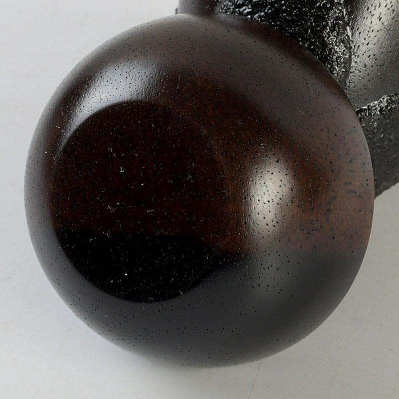 茶道具　嗣造作　黒柿　茄子香合　共箱　V　9583