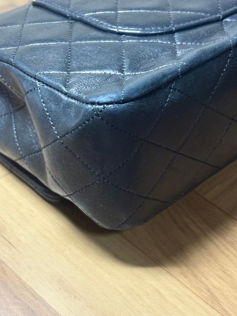 シャネル CHANEL ショルダーバッグ マトラッセ 25 Wチェーン