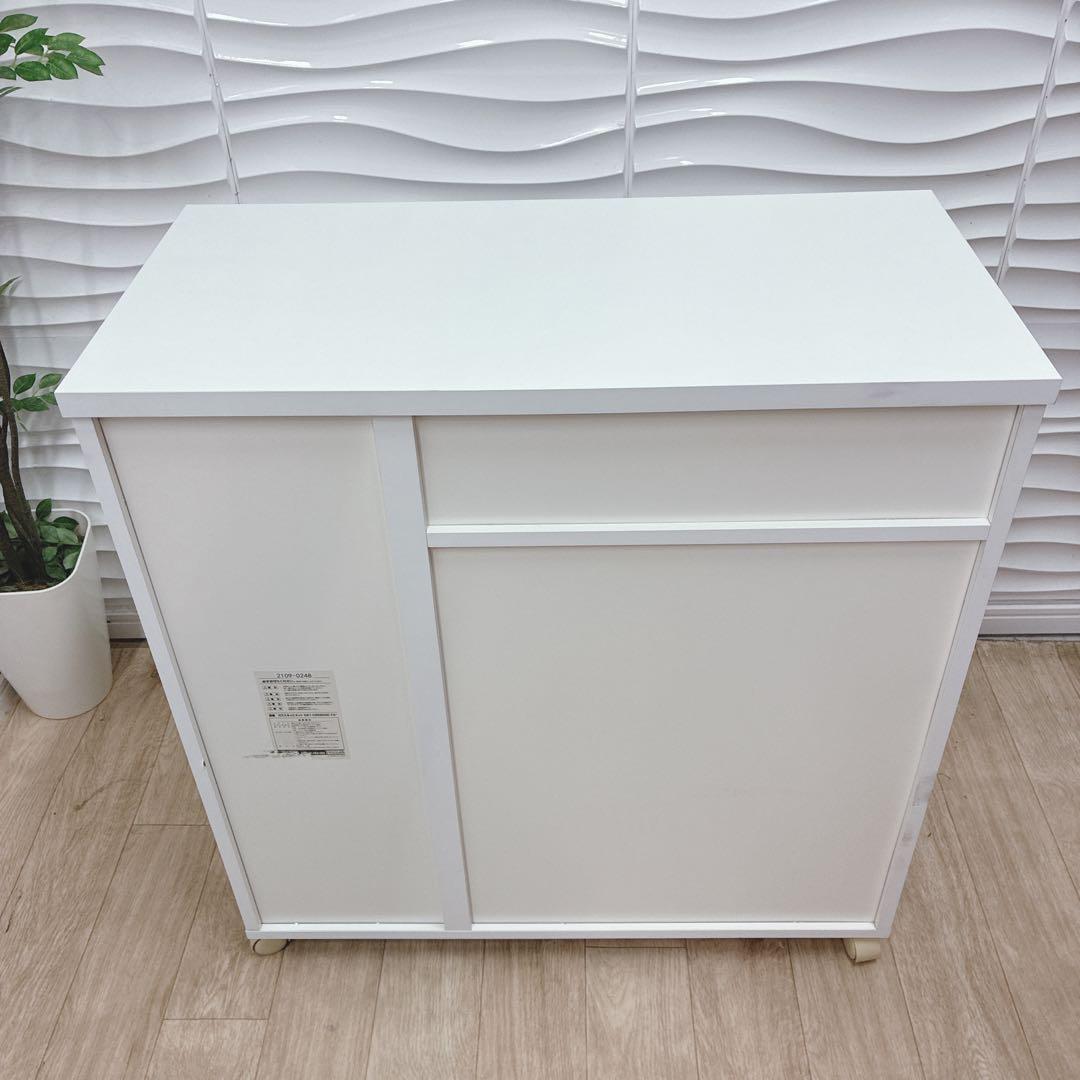 ◇大阪府 神戸市 配達料無料！◇山善◇ガラスキャビネット◇キッチンカウンター◇