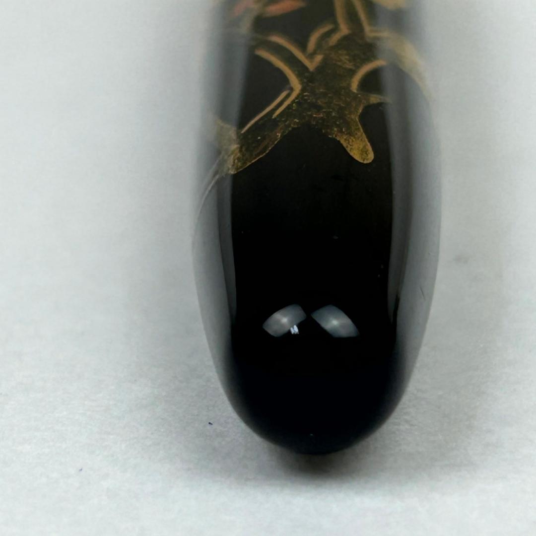 PLATINUM　プラチナ 万年筆　#3776　蒔絵　香苑　梅　黒　14K　中字