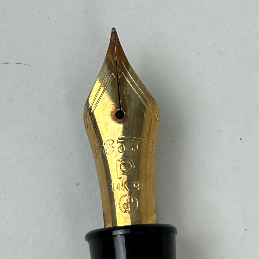 PLATINUM　プラチナ 万年筆　#3776　蒔絵　香苑　梅　黒　14K　中字