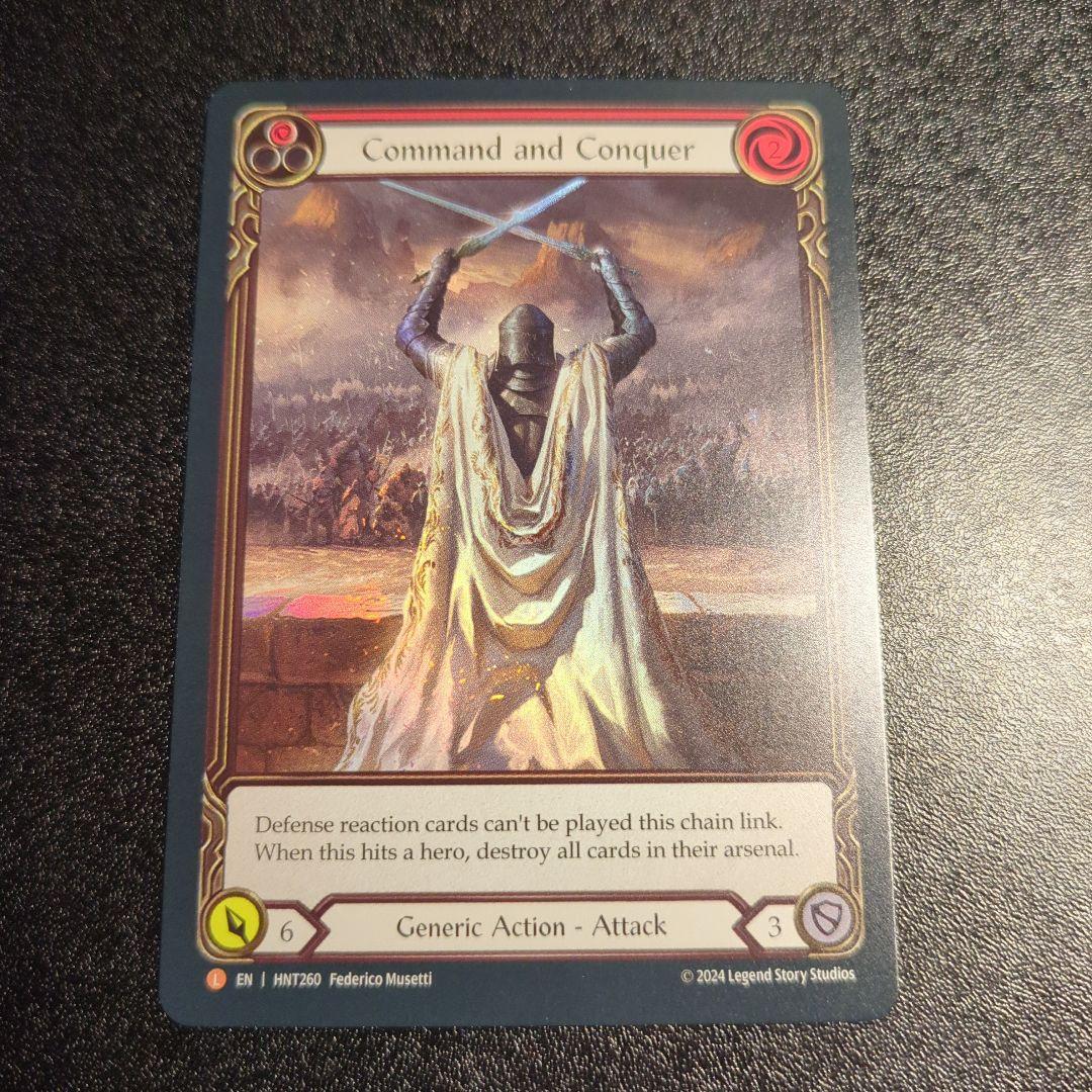 Command and Conquer 拡張 foil 征服の命令