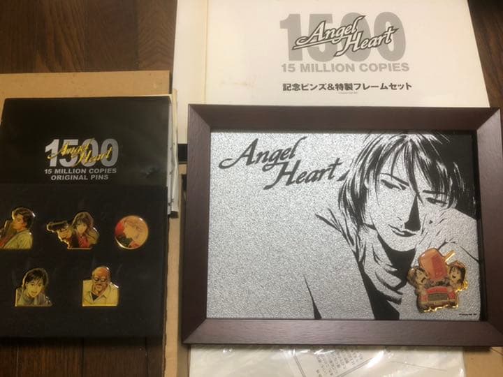 新品☆エンジェルハート・非売品【ピンズ付き特製フレーム】シティーハンター