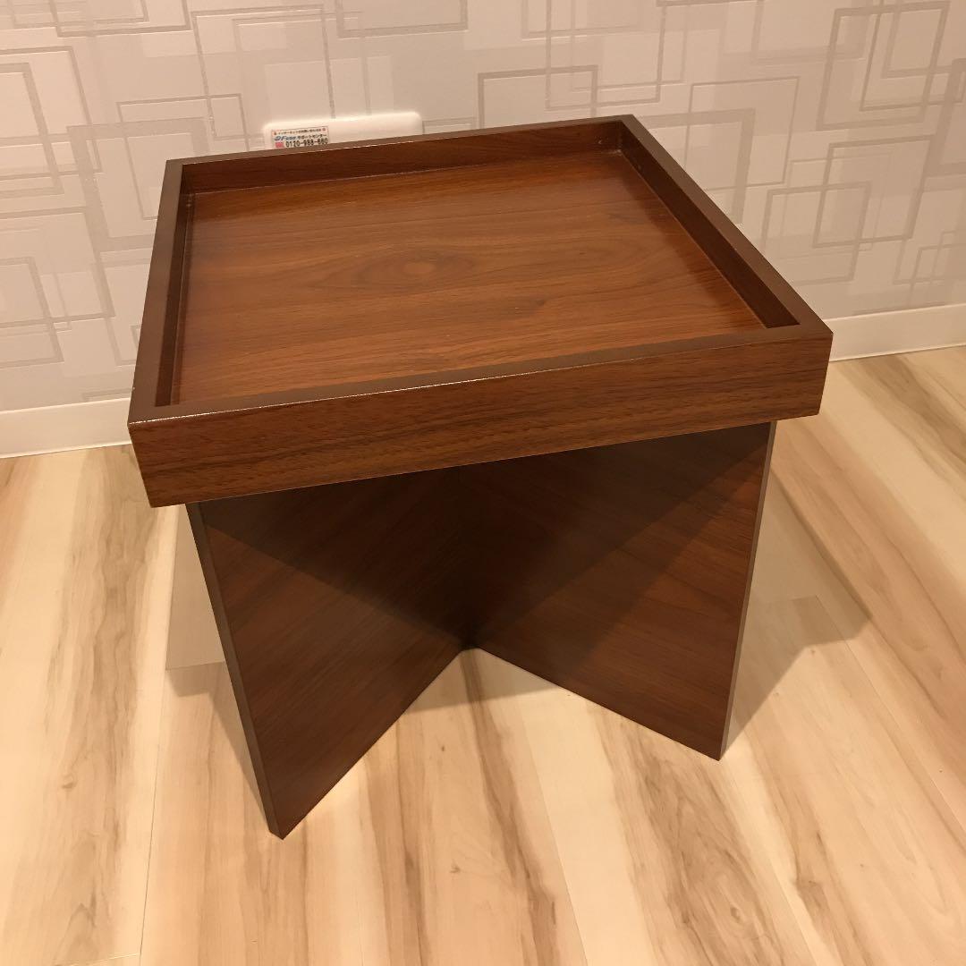 ノーチェ　ベットサイドテーブル家具ウォールナットソファ無印ニトリ