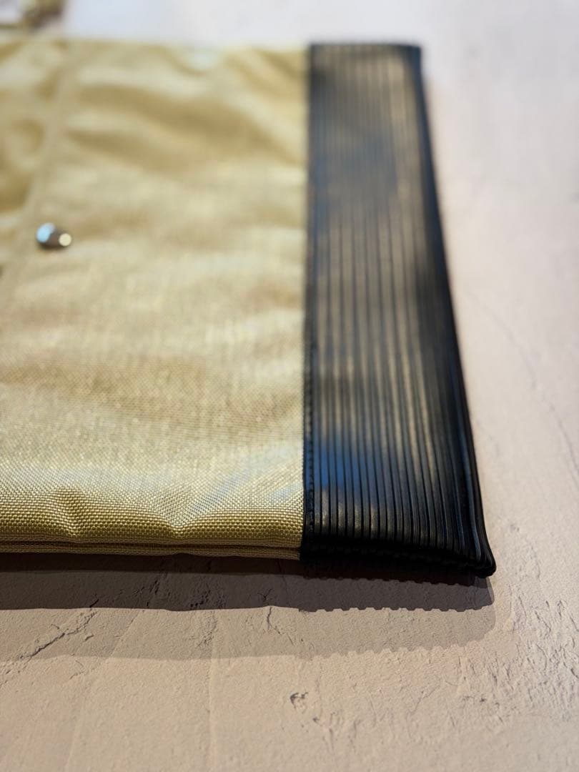 【昭和レトロ・非売品】キリン瓶生 新発売記念ポーチ 案内状付 デッドストック