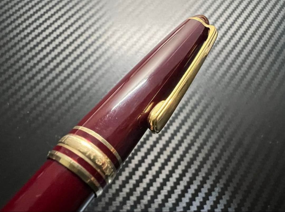 モンブラン マイスターシュテュック 144 万年筆 M 中字 ボルドー 全金