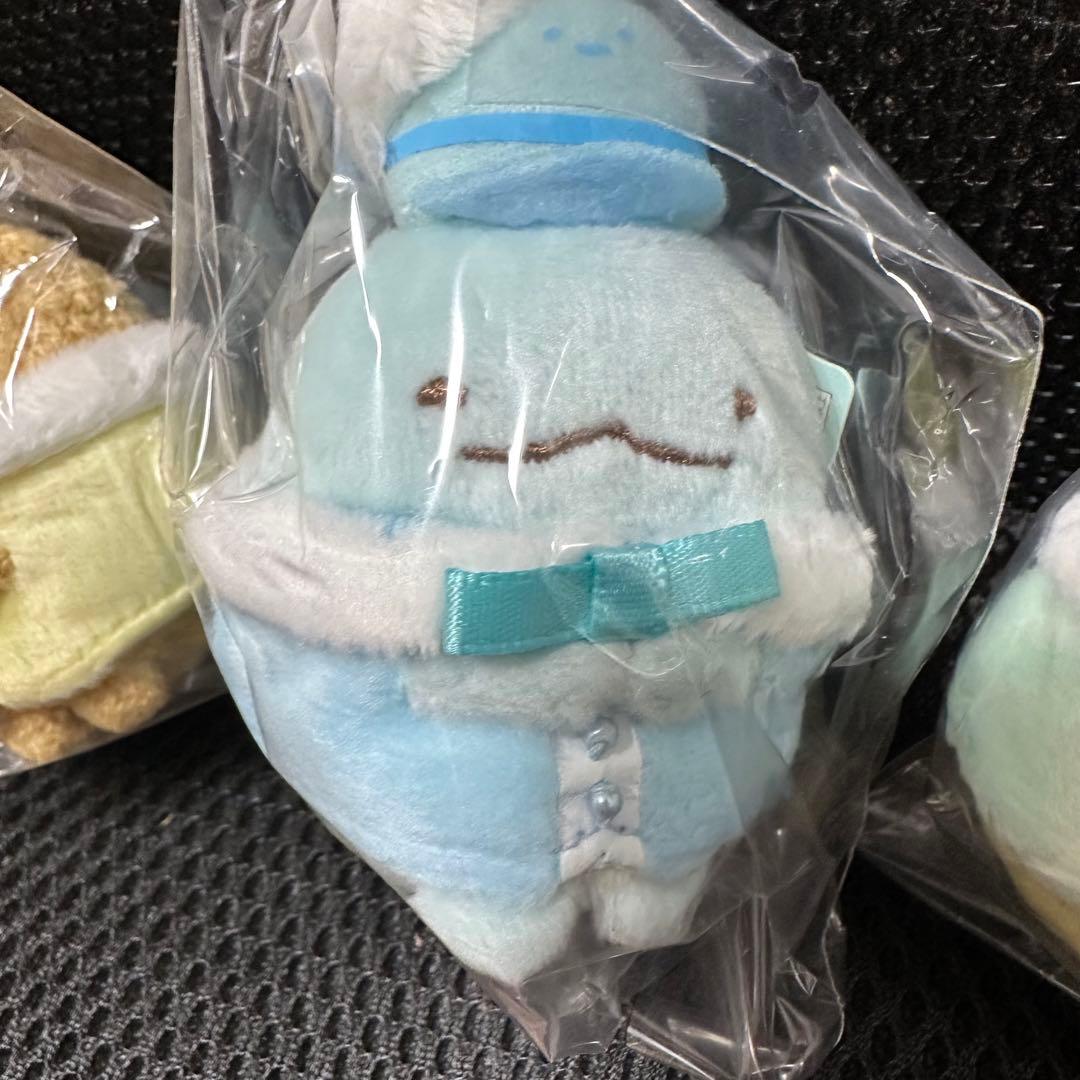 すみっコぐらし展　限定てのりぬいぐるみ とかげ　ペンギンねこ　とんかつ　しろくま