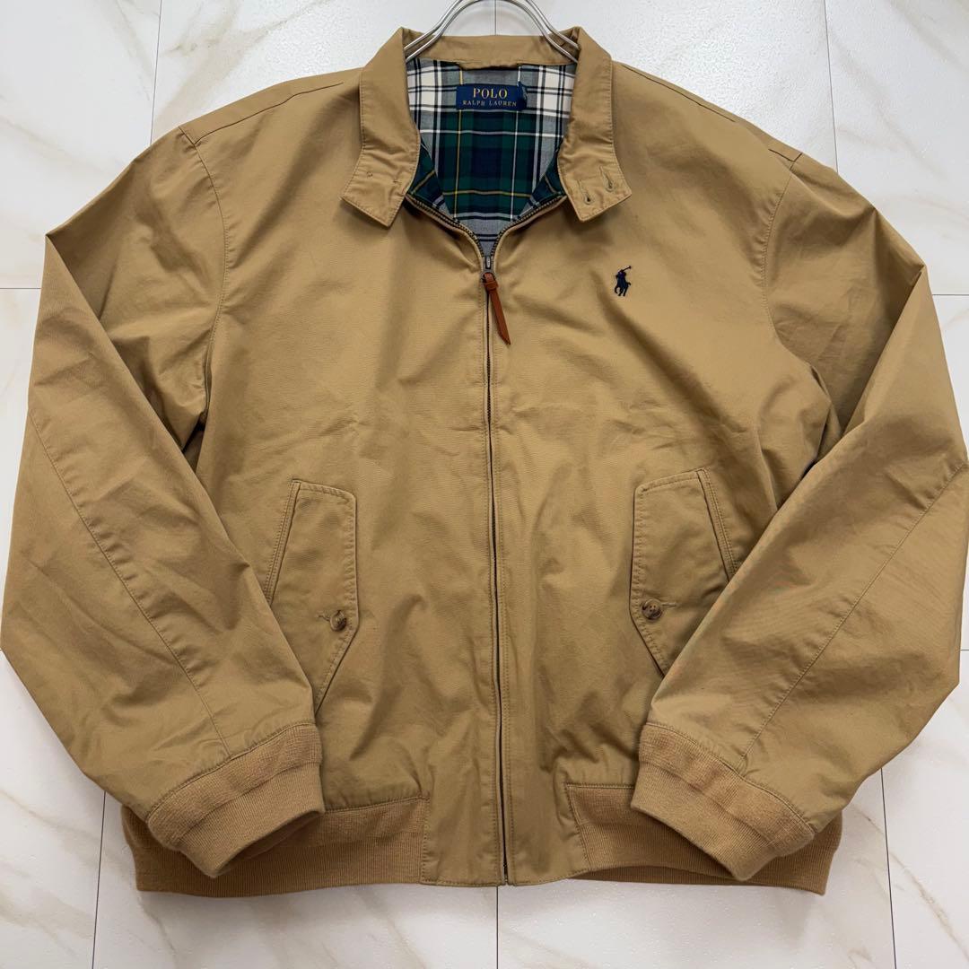 美品✨ ポロラルフローレン スイングトップ G-9 ベージュ XL