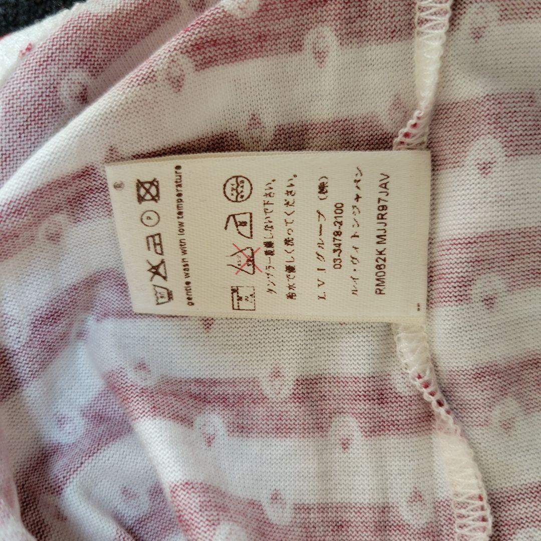 ルイヴィトン　タグ付き　ロゴ付き　ボーダー　ロングTシャツ　トレーナー　デザイン