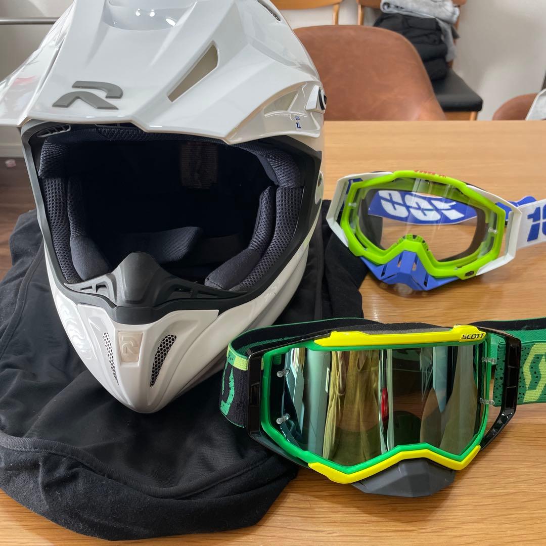 オフロードヘルメット　ゴーグル　HJC モトクロス