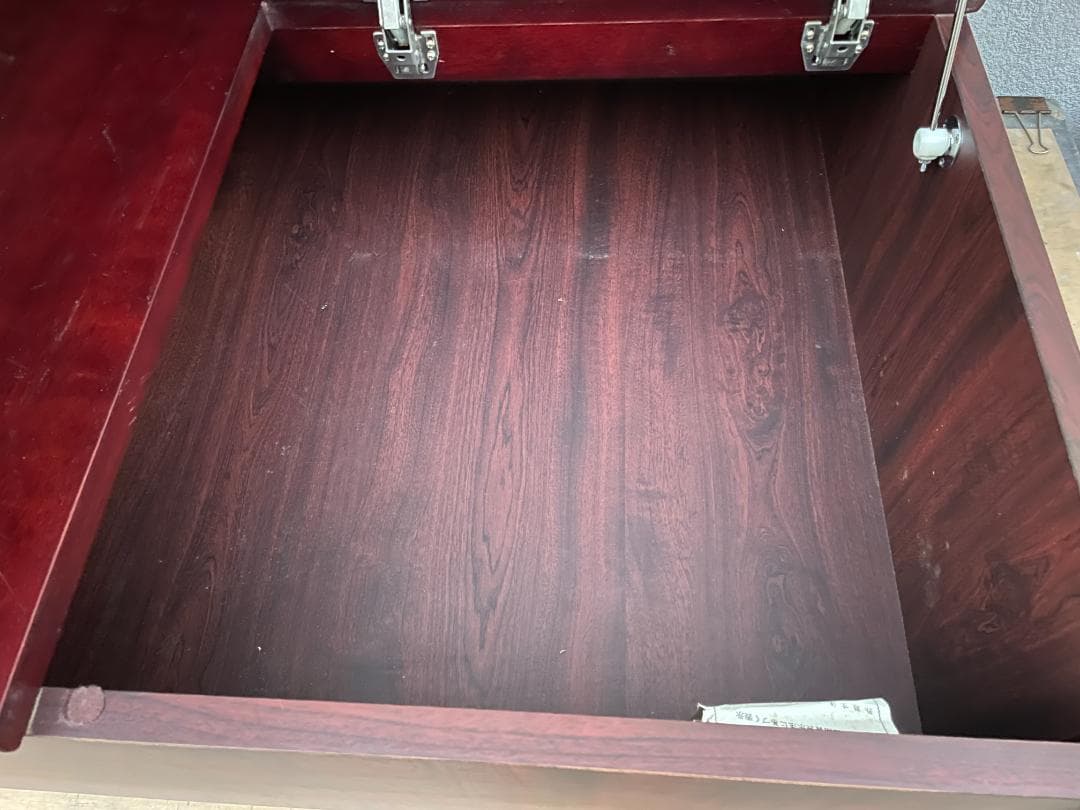 パソコンPC 様 カリモク サイドテーブル L字型 ソファテーブル 収納付