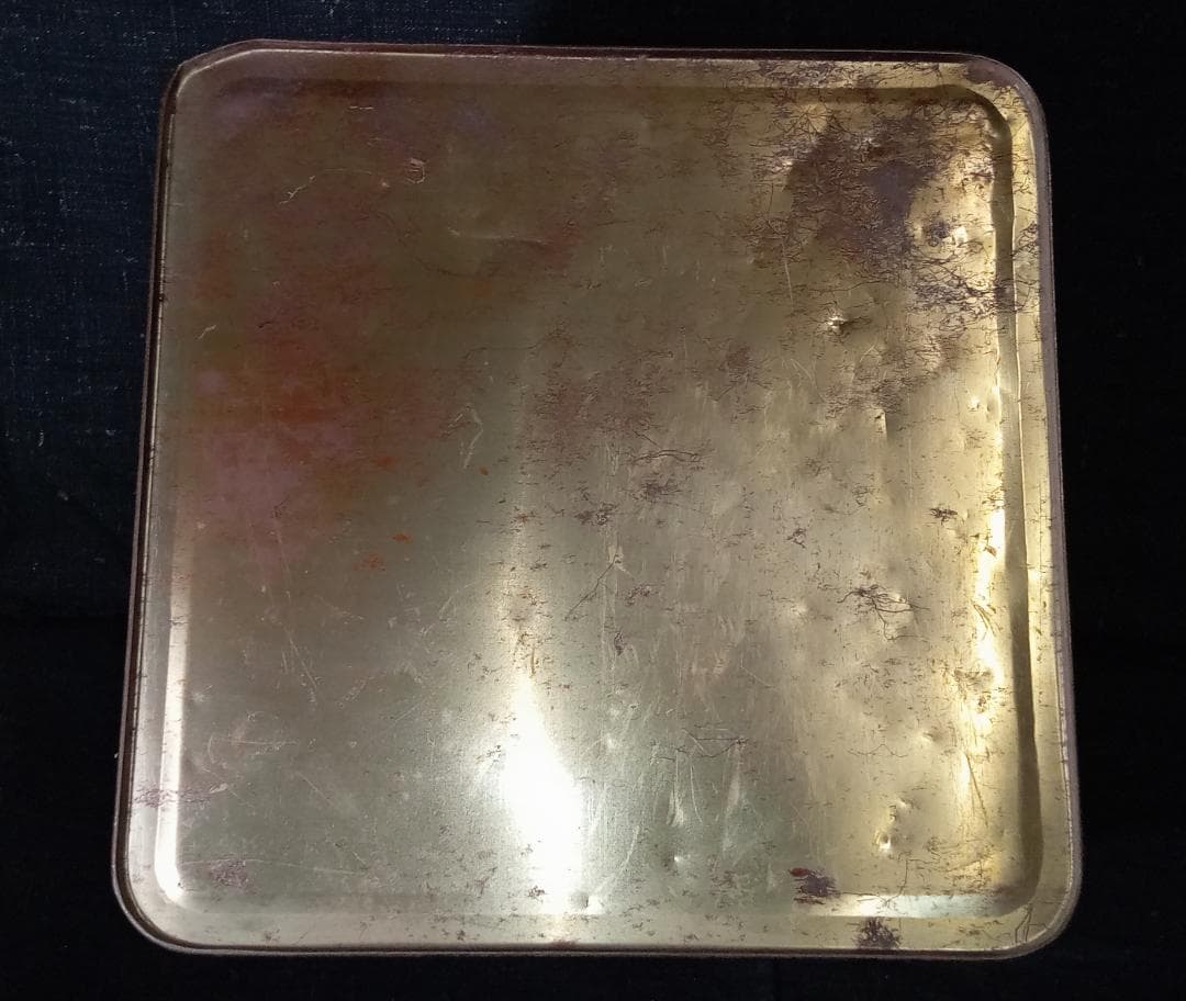 空き缶 カバヤ ビスケット 昭和レトロ ブリキ 一斗缶 駄菓子 お菓子 空ケース