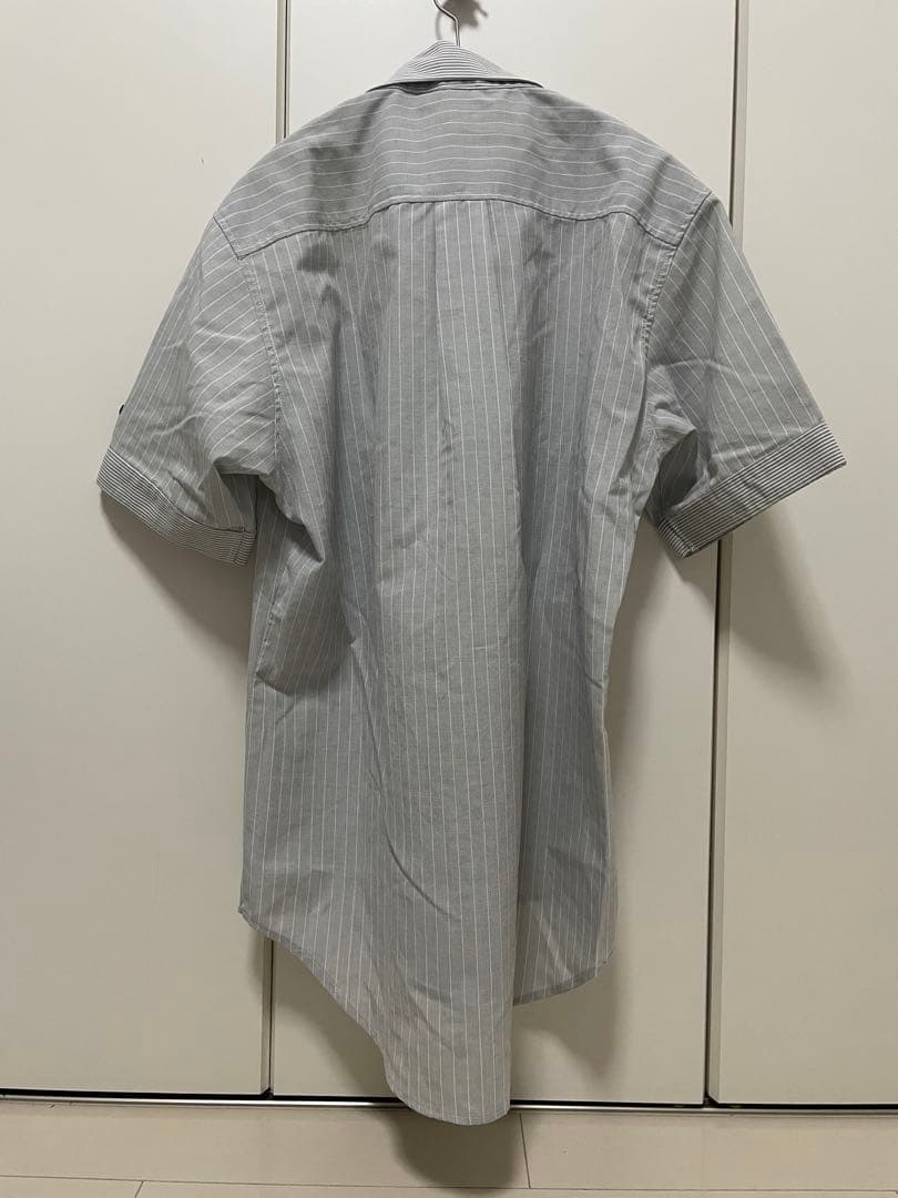 鉄道 半袖シャツ グレー