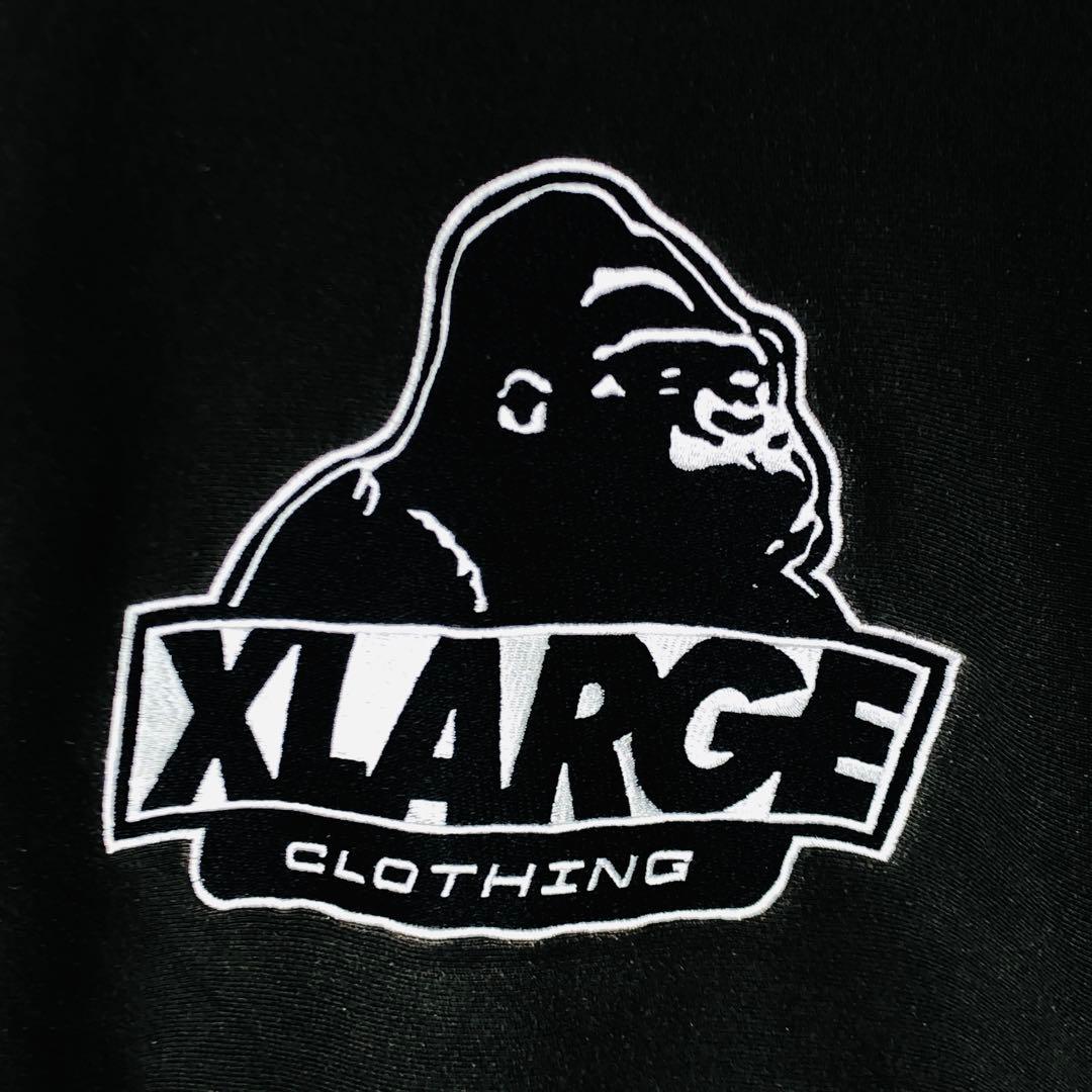 【人気コラボ】チャンピオン エクストララージ パーカー リバースウィーブ 黒 M