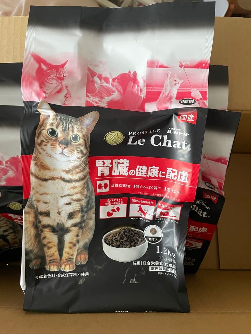 Le Chat 腎臓の健康に配慮 ドライフード 1.2kg ５袋