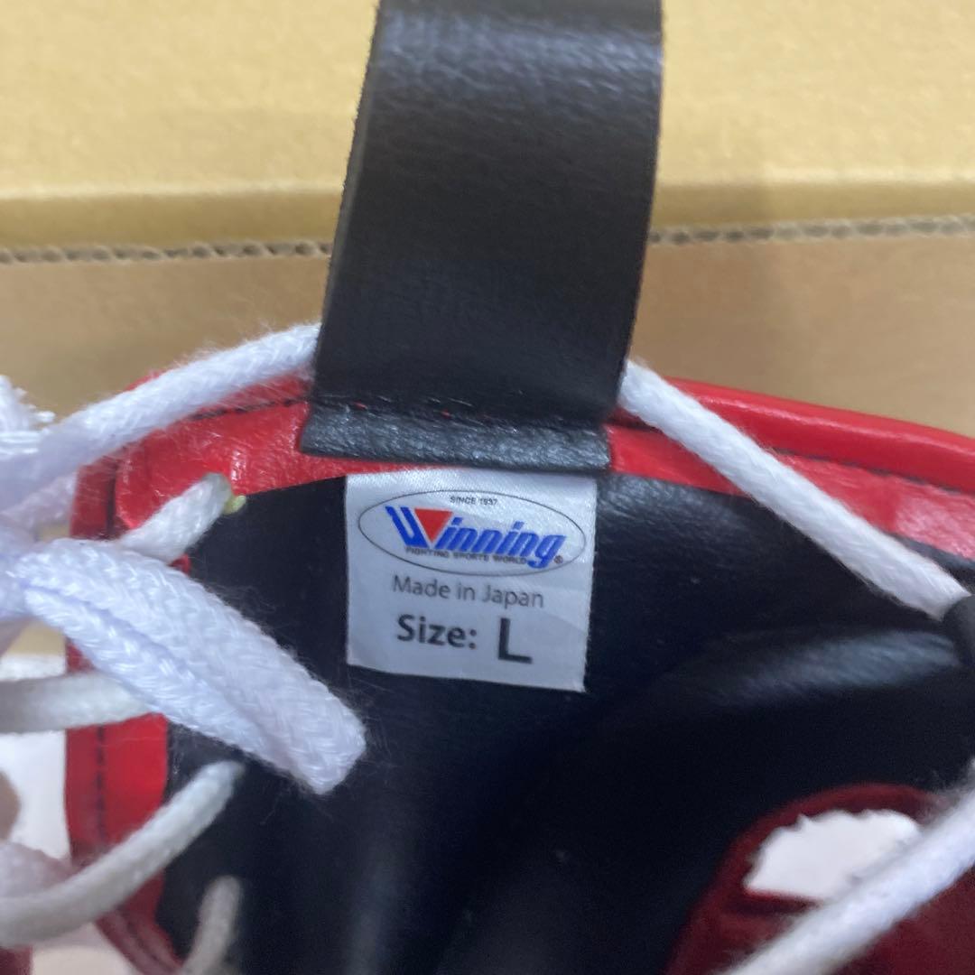 Winning ヘッドギア レッド Lサイズ