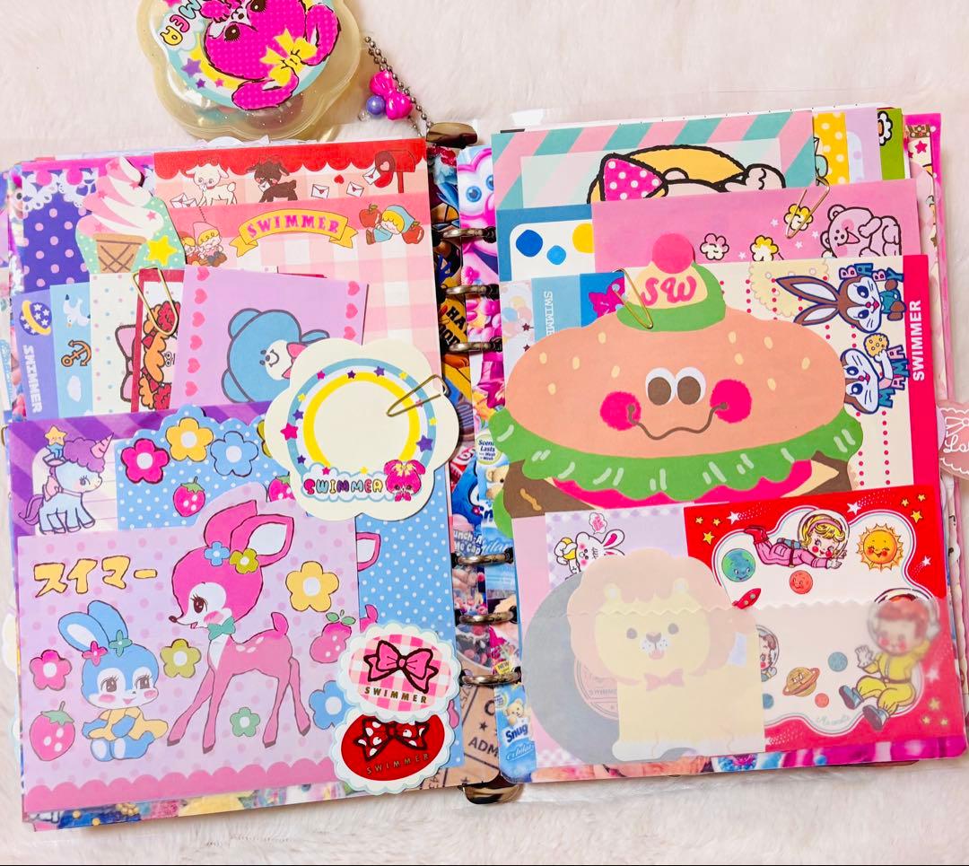 おすそ分けファイル　A5バインダー　【特別大容量　限定1点】　スイマーのみ