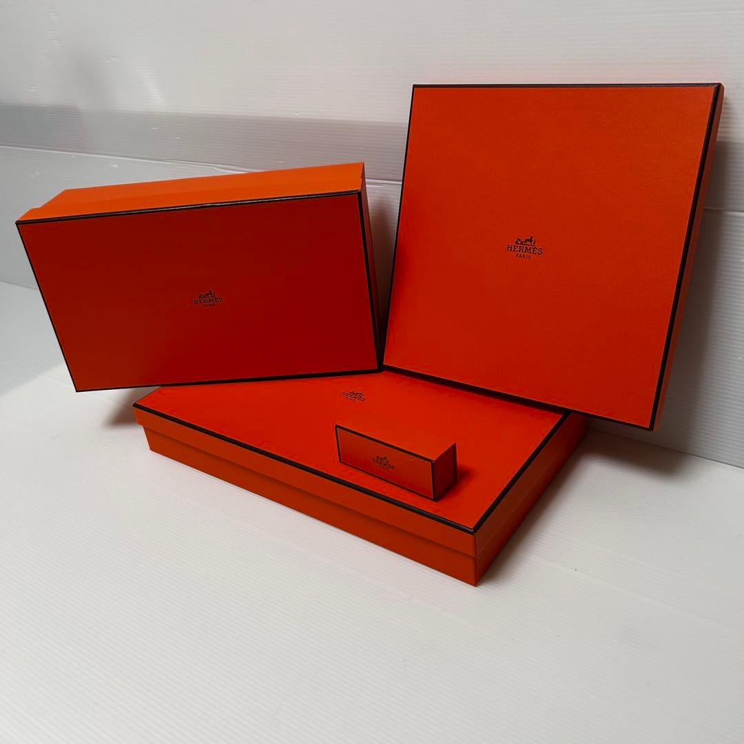 【 美品 】エルメス 空箱 4点まとめ売り ヒールの巾着袋付き