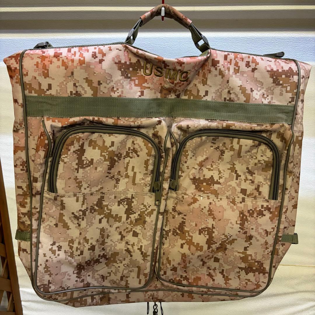 USMC アメリカ海兵隊　ミリタリー　テーラーバッグ　ガーメントバック