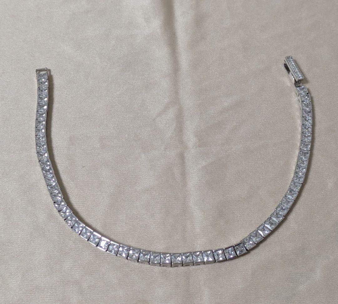 MAX　アヴァランチ　シルバー925ジルコニア付きテニスブレス20cm