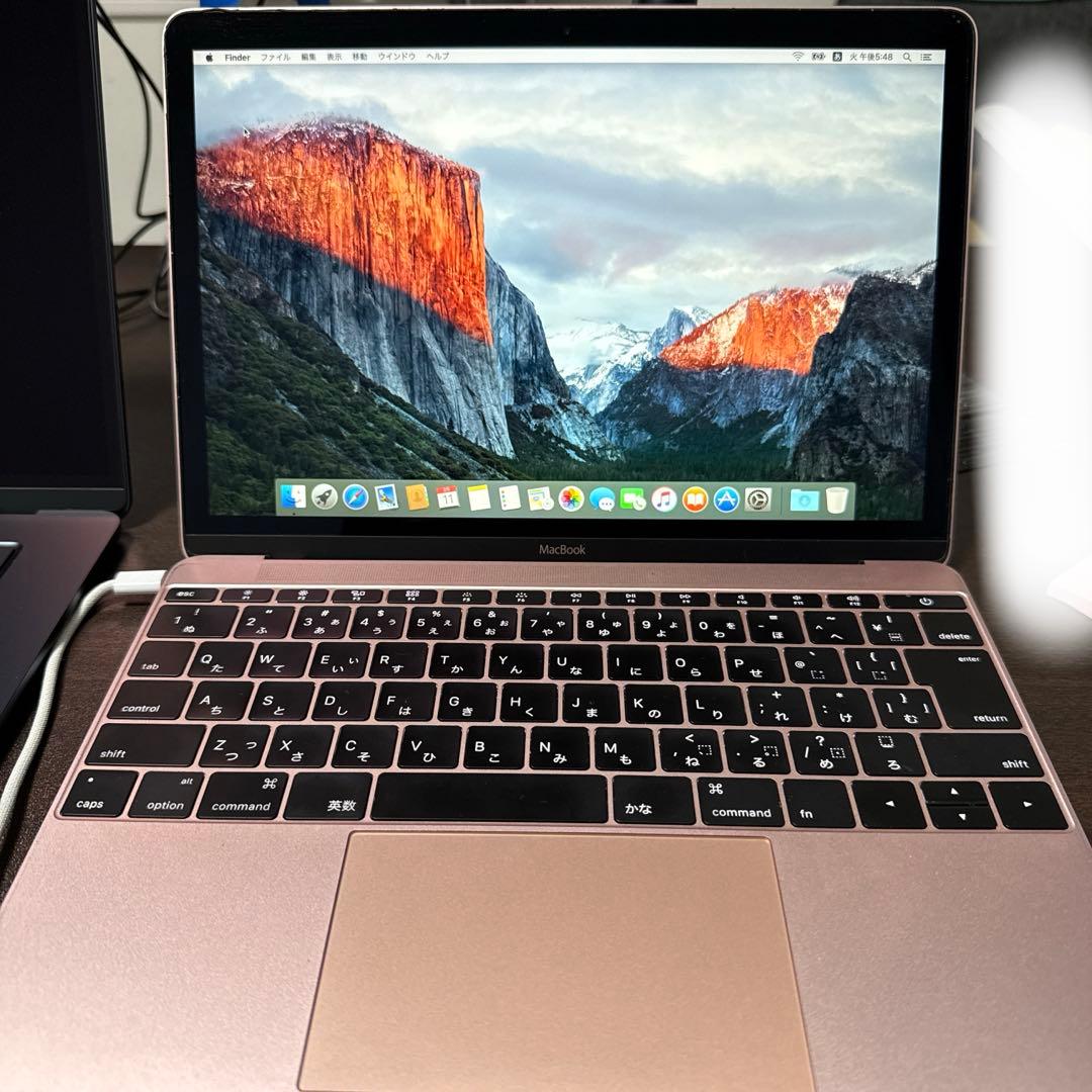 中国版　Apple MacBook本体 ローズゴールド12インチ256GB
