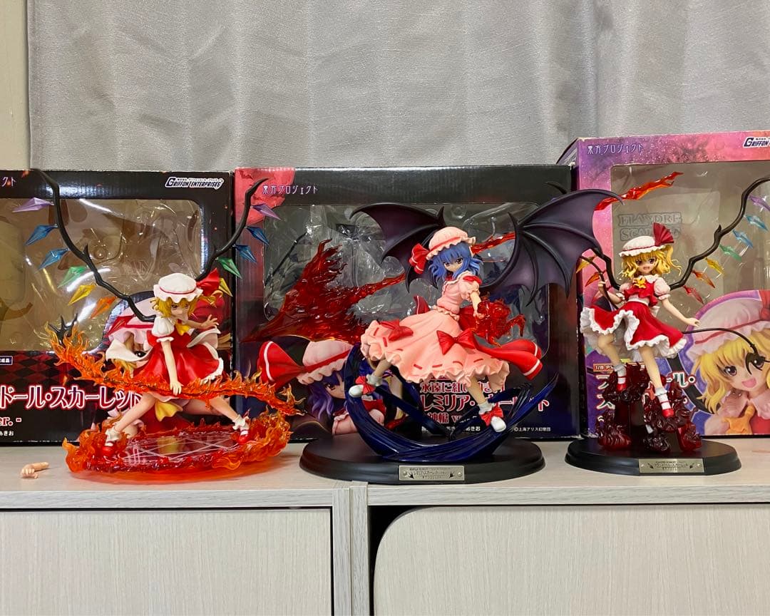 東方project フランドール・レミリア　フィギュア　まとめ売り　3体セット