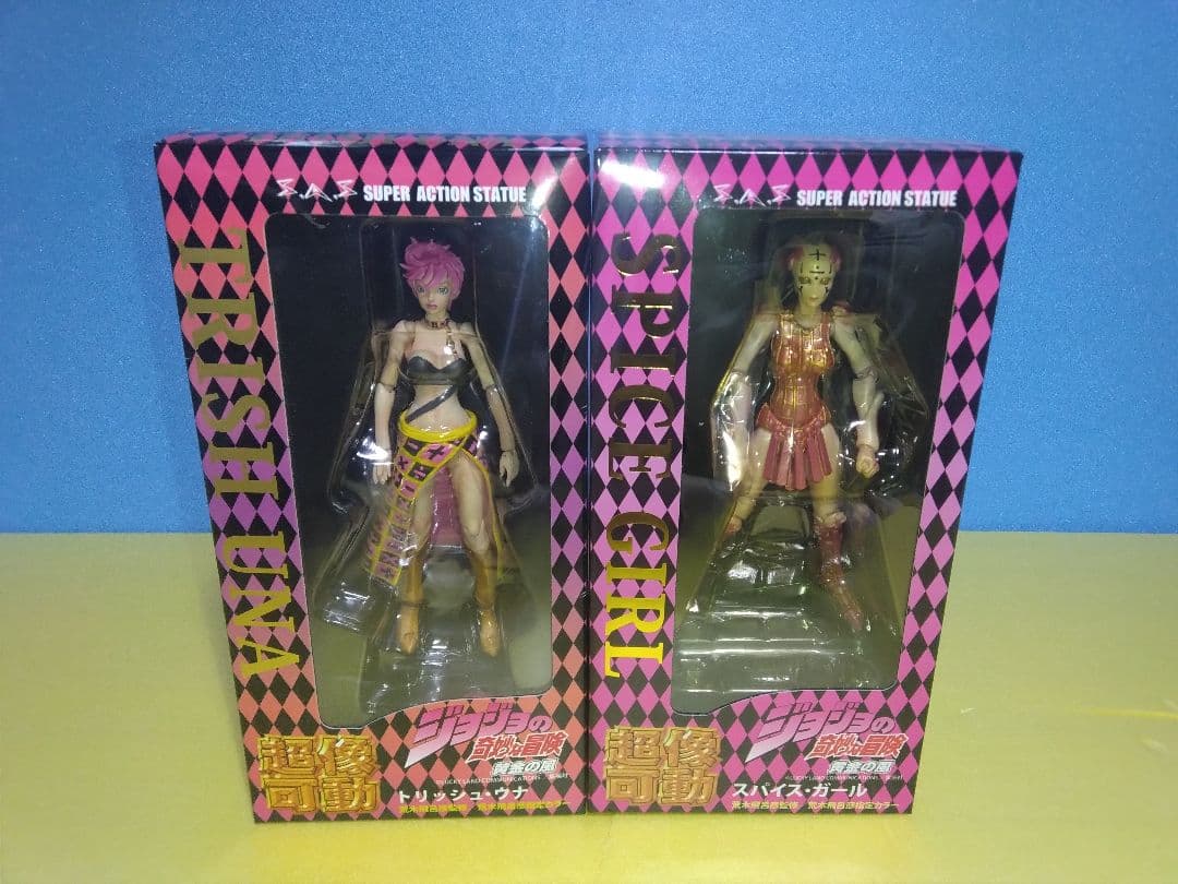 超像可動　トリッシュ・ウナ　&　スパイス・ガール　セット　フィギュア