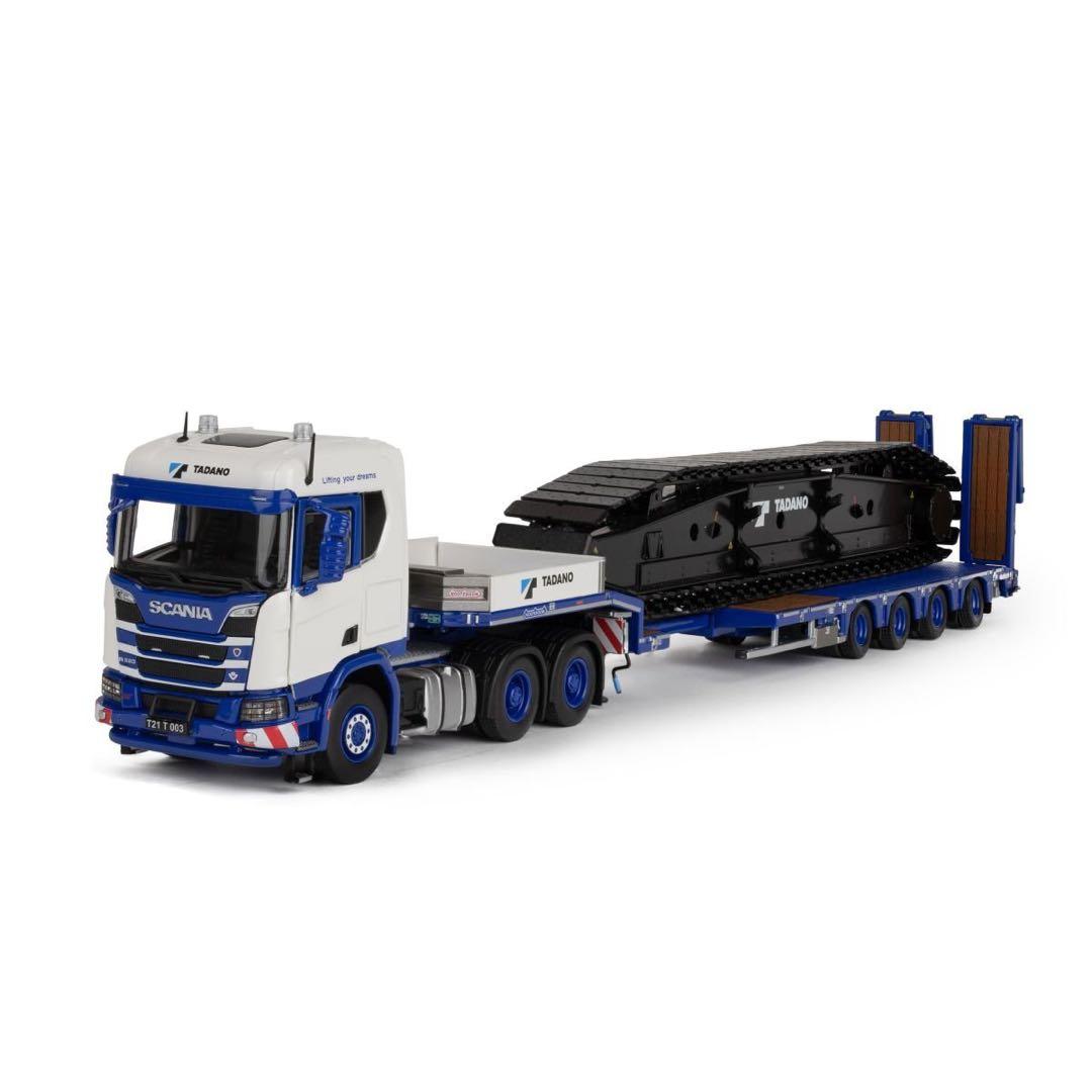 1/50 SCANIA XT ミドルルーフ Nooteboom 低床トレラー