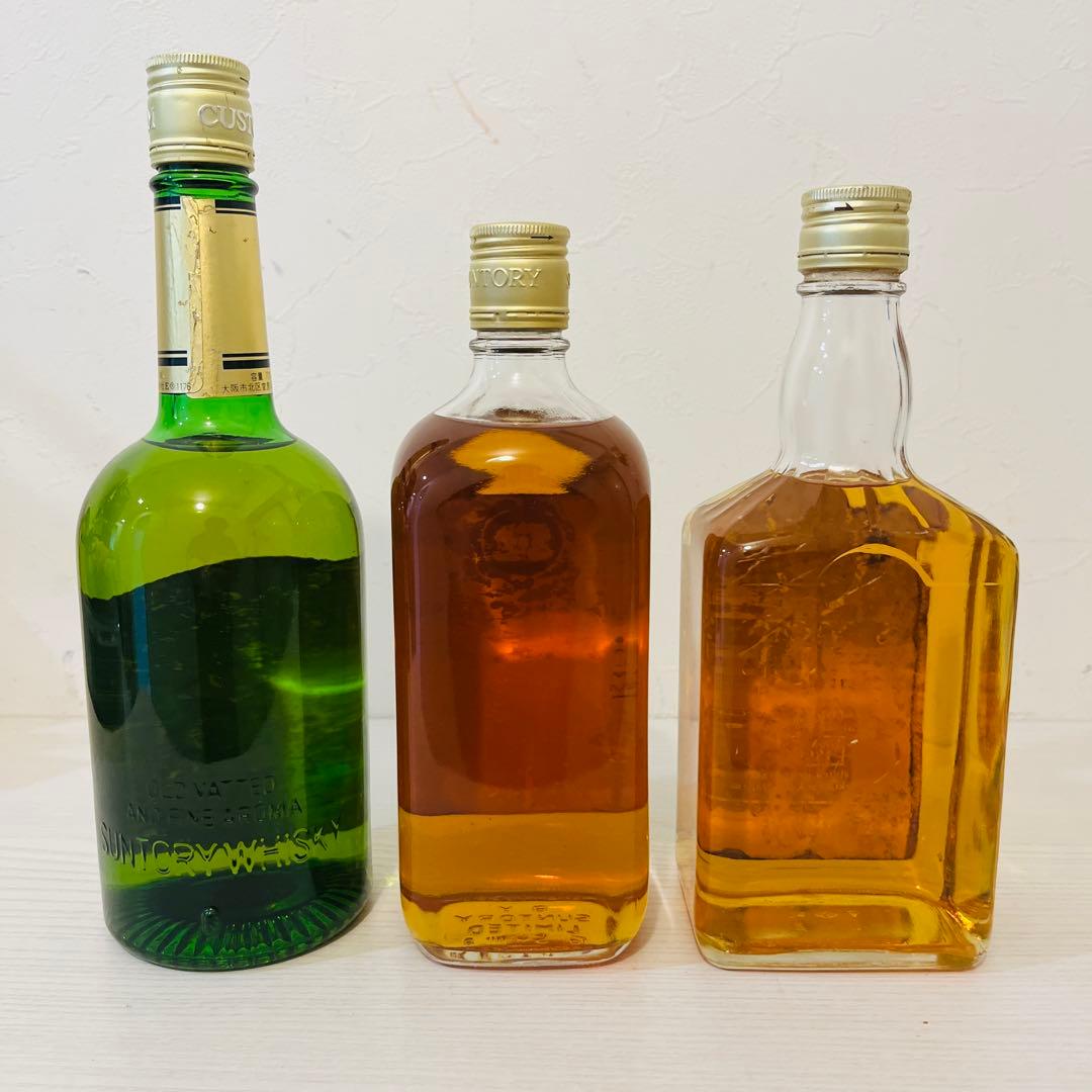サントリー　ウイスキー　終売品　カスタム　ゴールド　3本セット　古酒