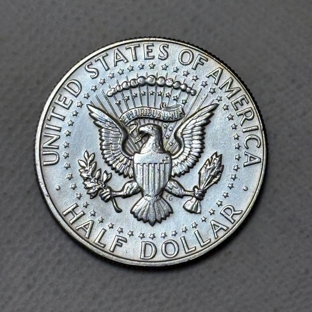 アメリカ　1966年 ケネディ ハーフダラー銀貨