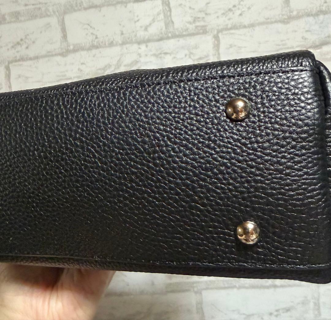 イアパピヨネ ear PAPILLONNER スタッズボストンバッグ ブラック