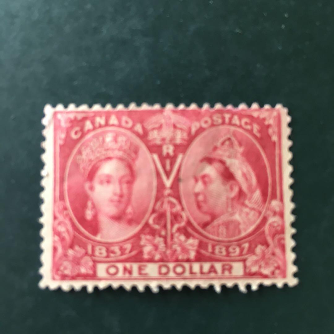 カナダ 1897 Diamond Jubilee 1$ 未使用1種