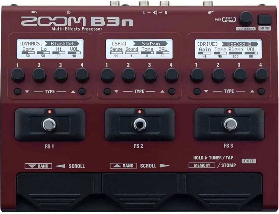 ZOOM B3n ベースマルチエフェクター