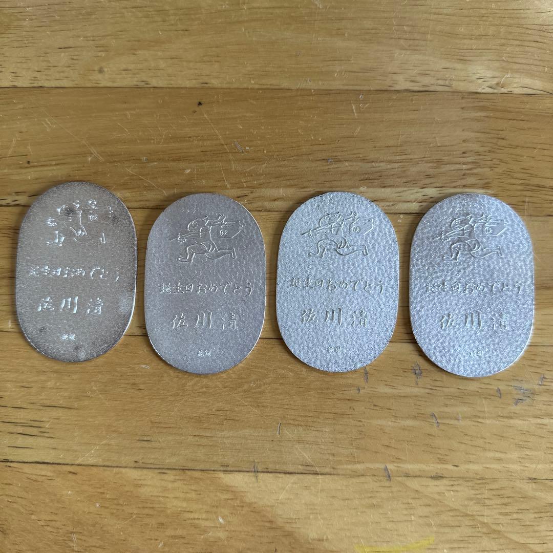 佐川急便 純銀 誕生日 小判4枚