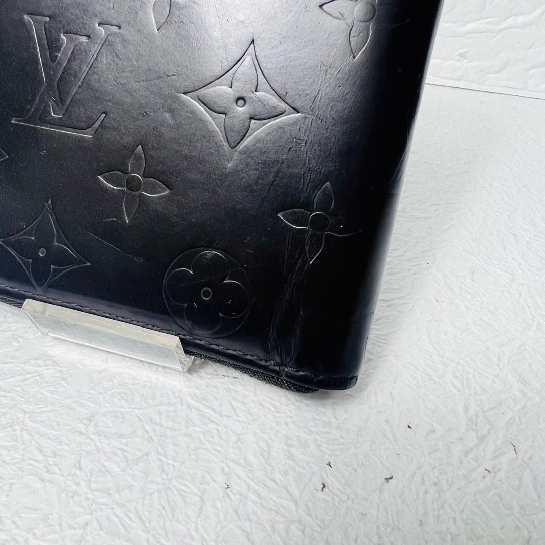 LOUIS VUITTON モノグラムグラセ ポルト ビエモネラウンドジップ財布