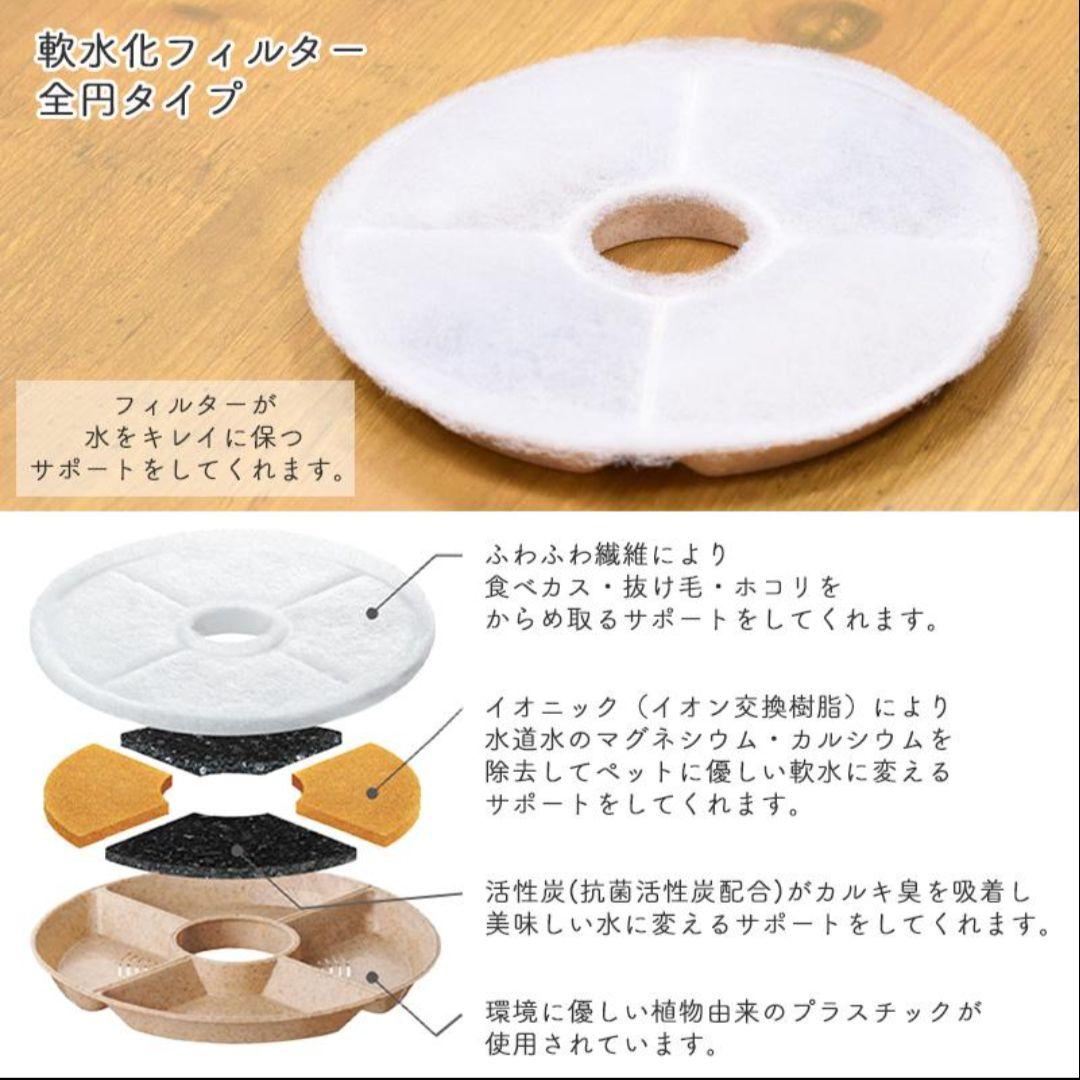 犬猫✨️自動給水器 GEX ピュアクリスタル セラモ ホワイト 1.8L