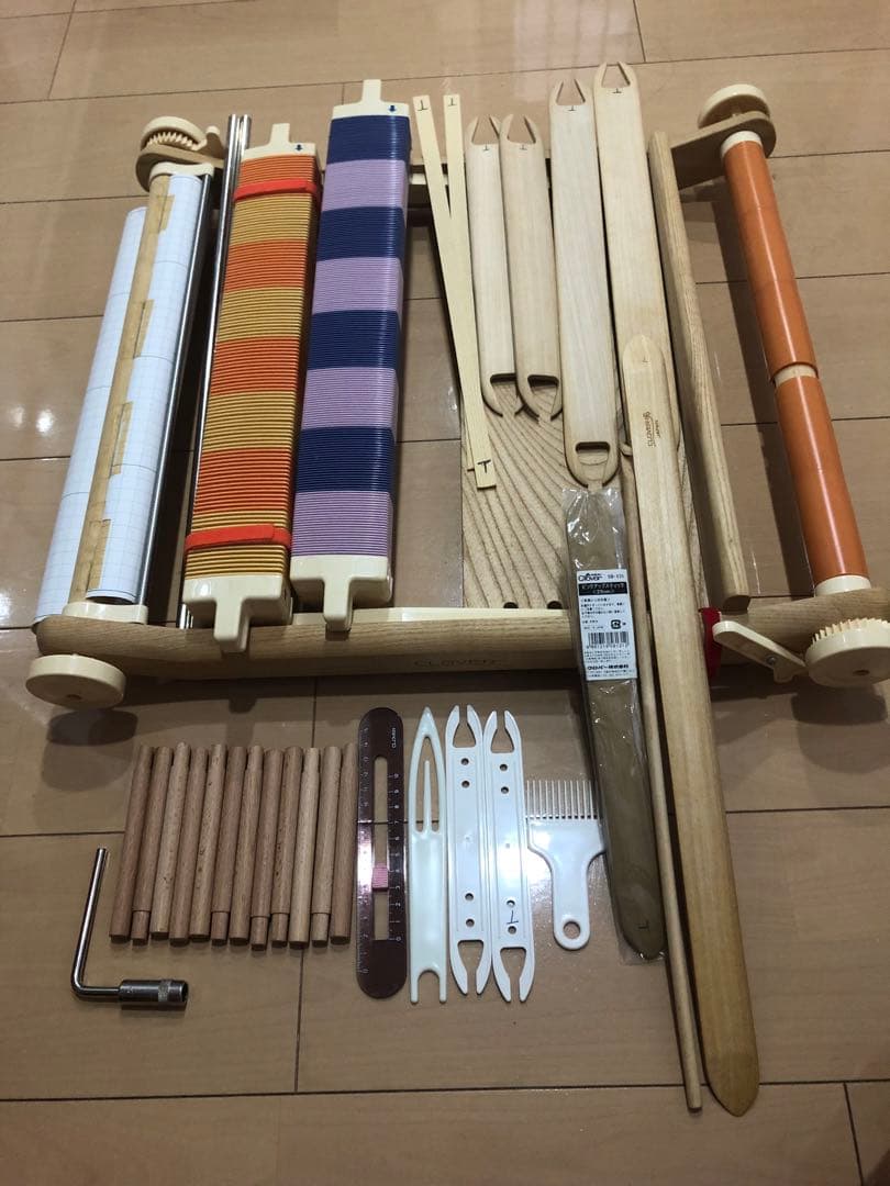 Clover 咲きおり　編み機　手織り機　機織り30羽40羽50羽ソウコウセット