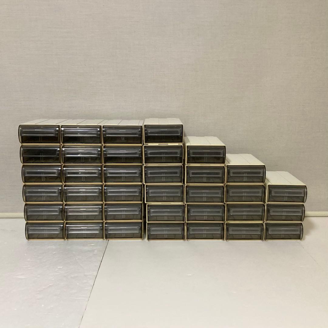 サカセ カセッター 収納ケース 小物入れ 引き出し 連結 日本製 36個