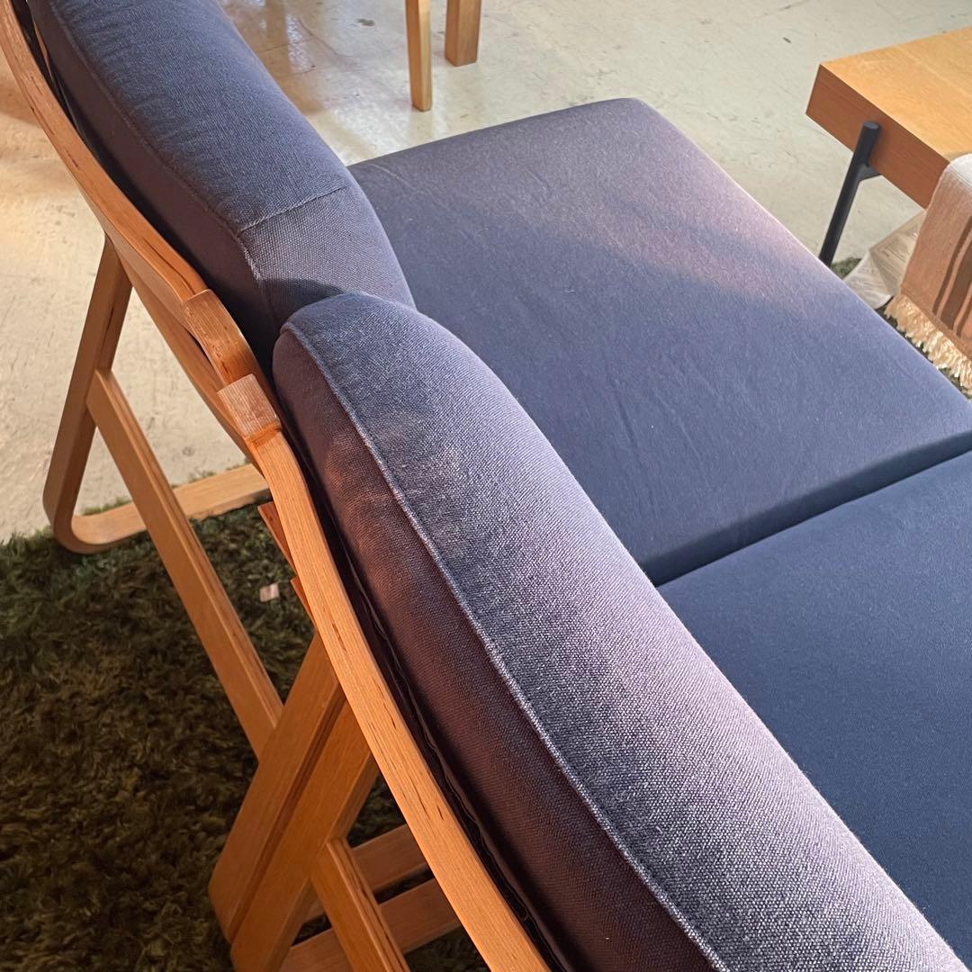 無印良品⭐️リビングでもダイニングでもつかえるソファチェア　愛知県　あま市