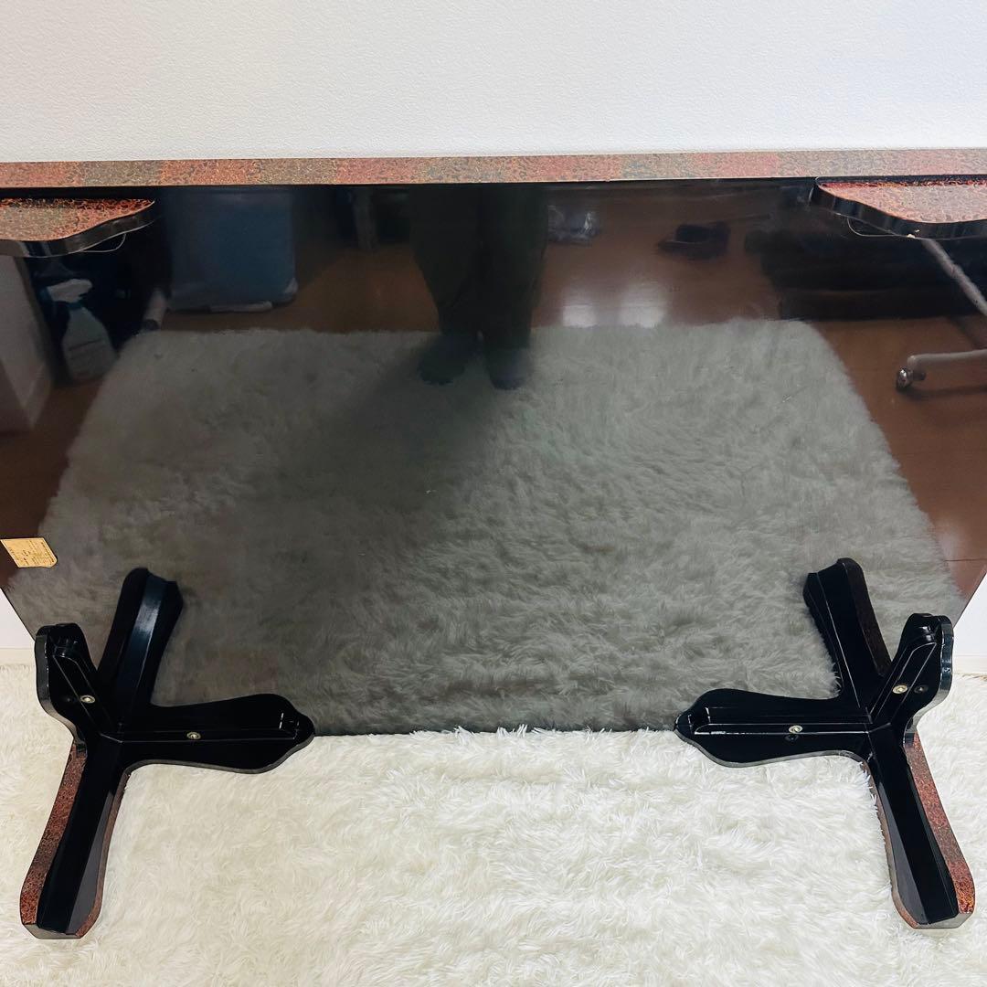 津軽塗り 座卓 羽根脚 青森 津軽 直接引取り可能