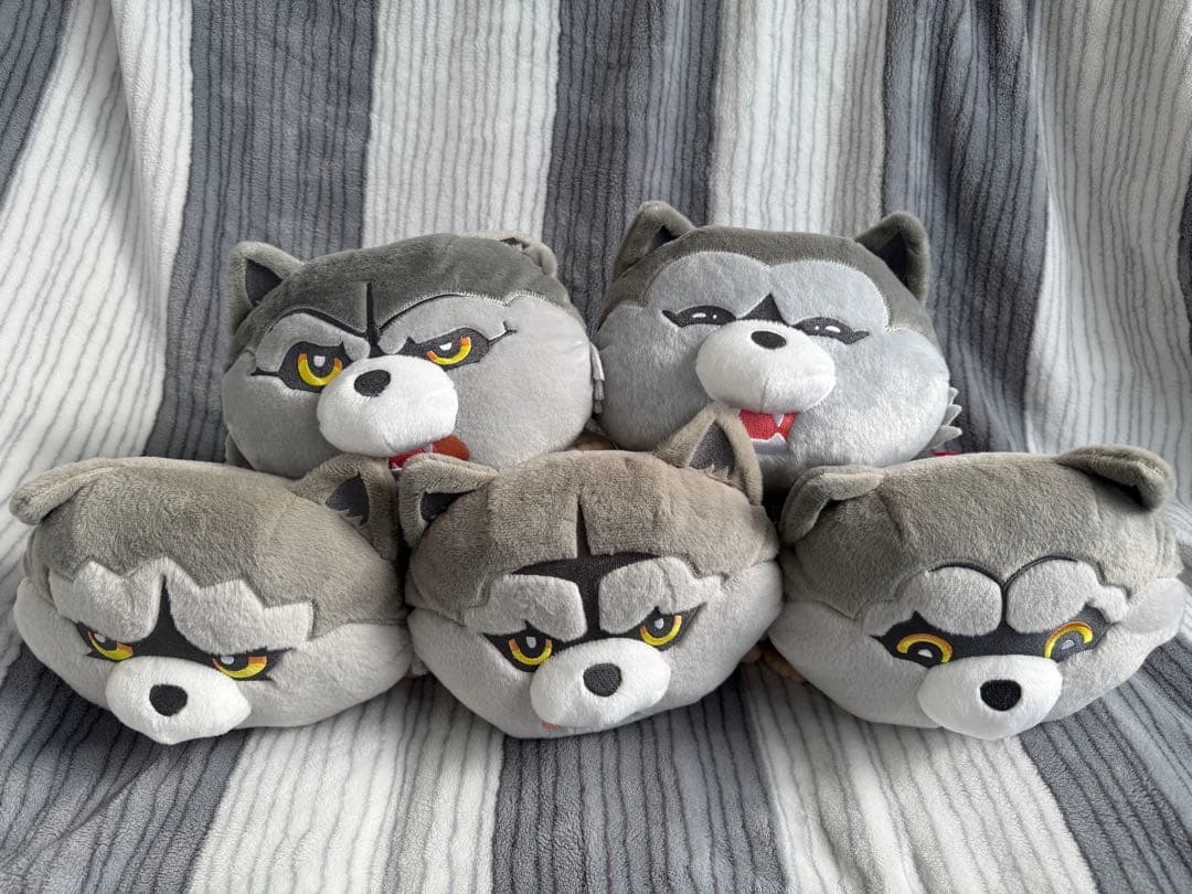 マンウィズ寝転びBIGぬいぐるみ5体セット