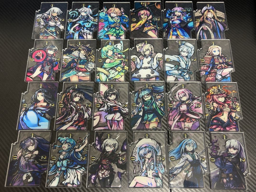 N24種セット アクリル集中力コレクション【桜降る代に決闘を】