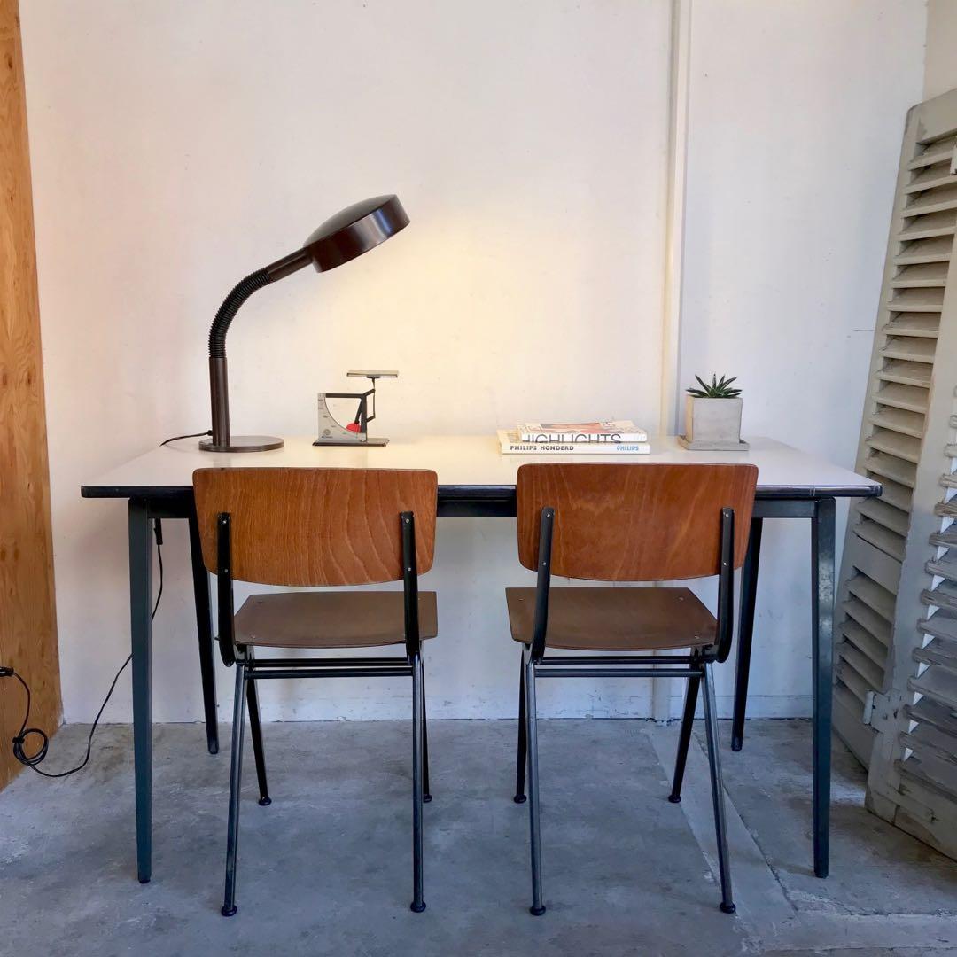 \"Marko\" Compass Leg Work Desk 60's オランダ