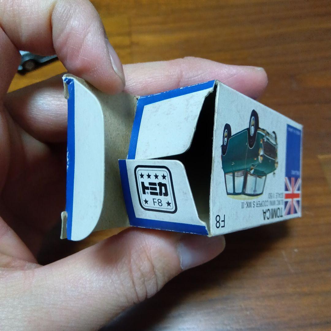 トミカ 青箱 ミニクーパーS 無塗装 日本製