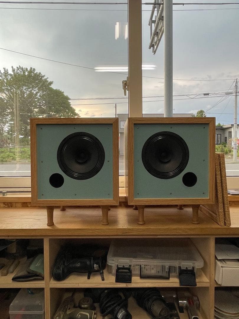 自作バスレフ　 キューブスピーカー　visaton フルレンジ　BG17