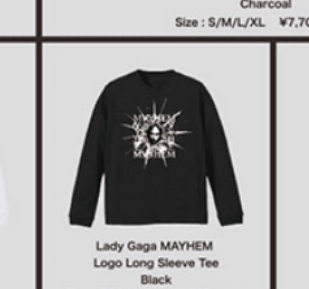 LADY GAGA Mayhem ポップアップ限定ロンT