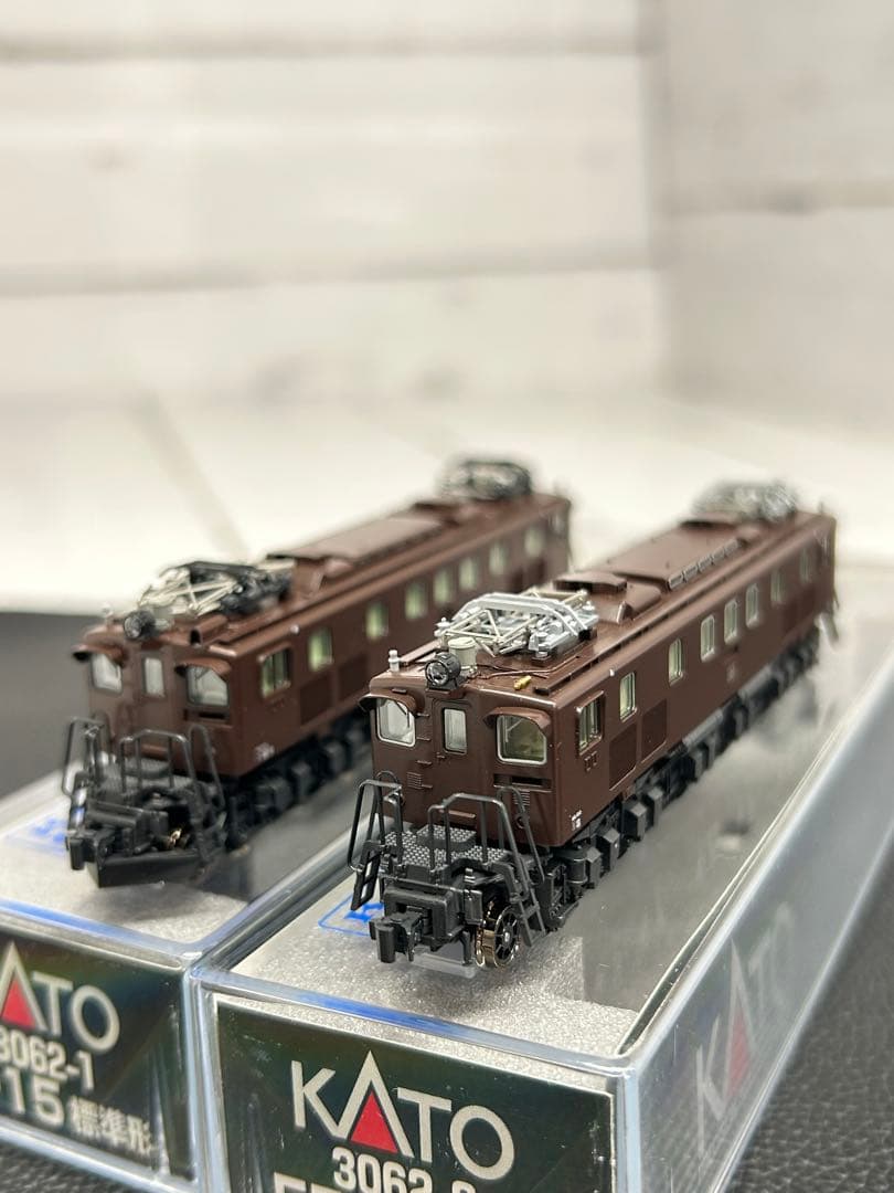 KATO EF15 3062-1.2 標準形.最終形 2両セット 茶 Nゲージ